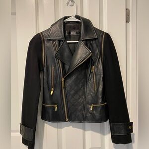 Badgley Mischka Real Leather jacket and vest
